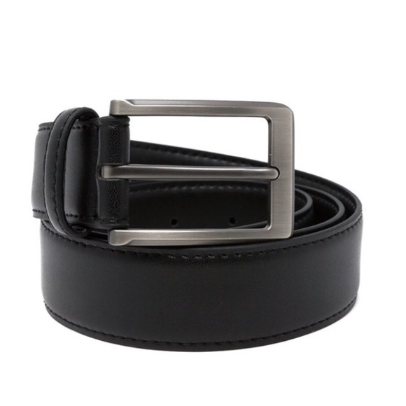 NEW TASTEMAKER Vegan Leather Black Belt w/Box-XL - Picture 1 of 7